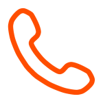 orange phone icon