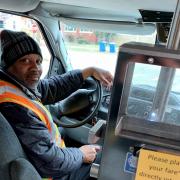 Terry added our clients to his passengers on the Oak Park Township Senior Services van. 