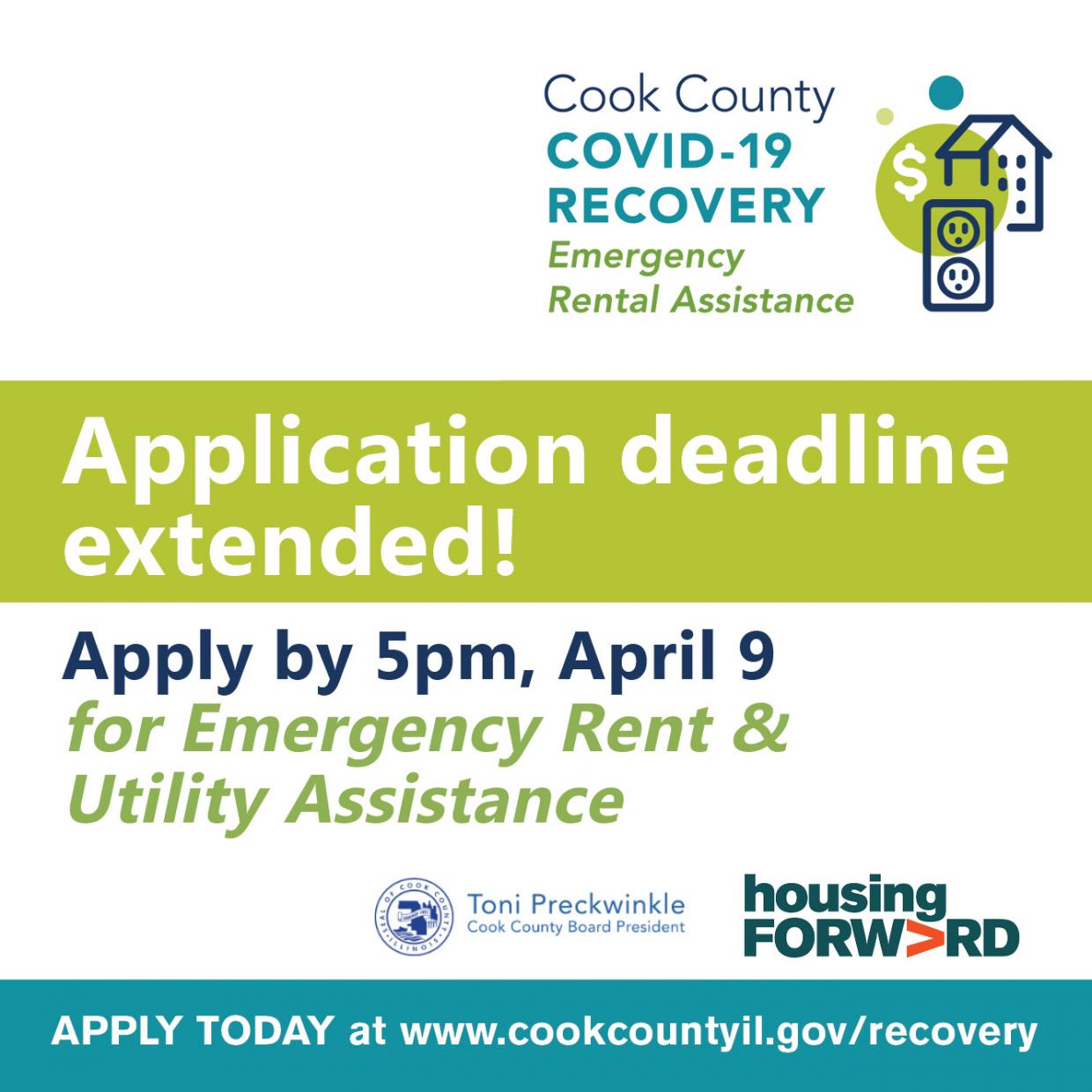 Applications Extended for Emergency Rental Assistance