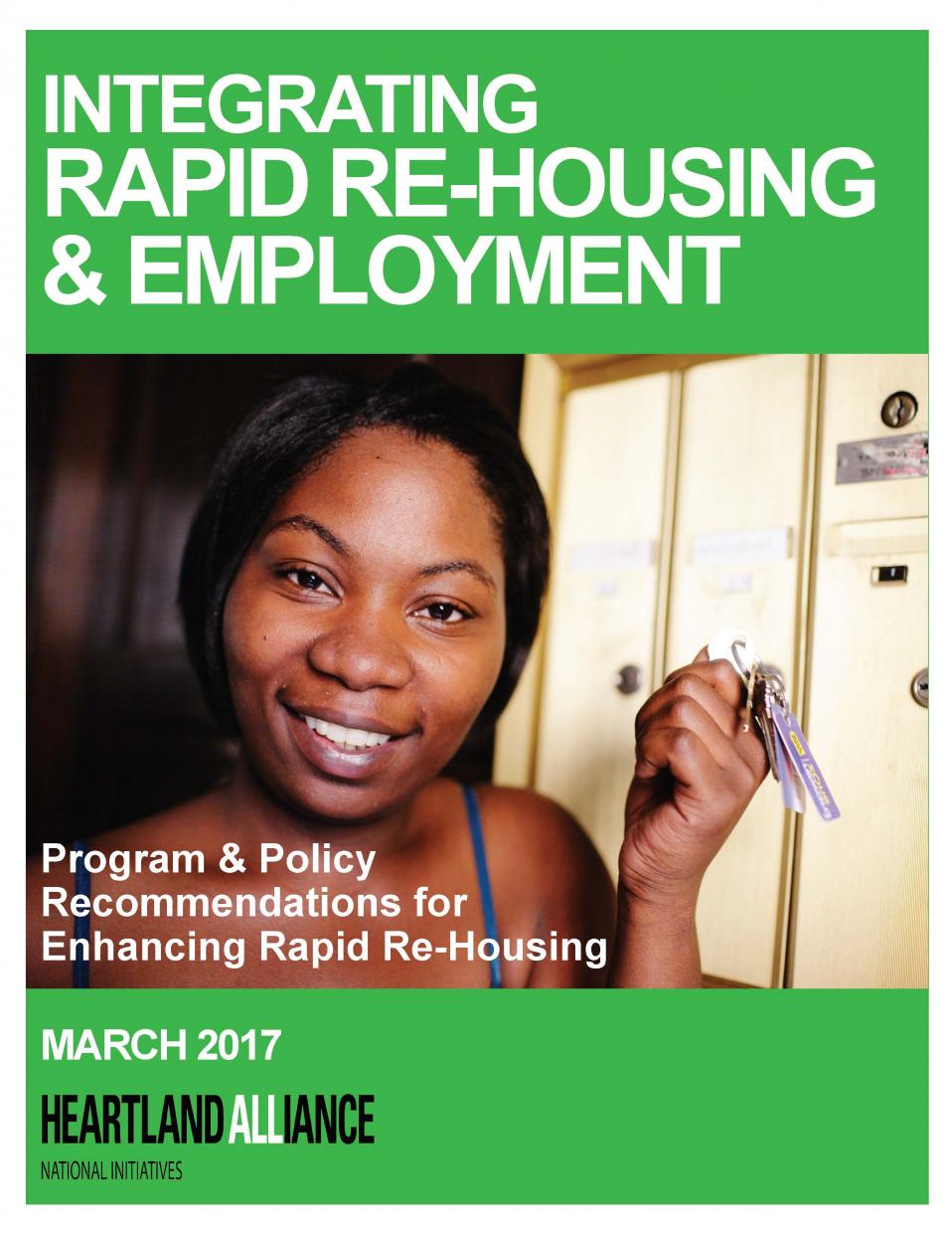 New paper released about integrating Rapid Re-Housing and Employment  Programs