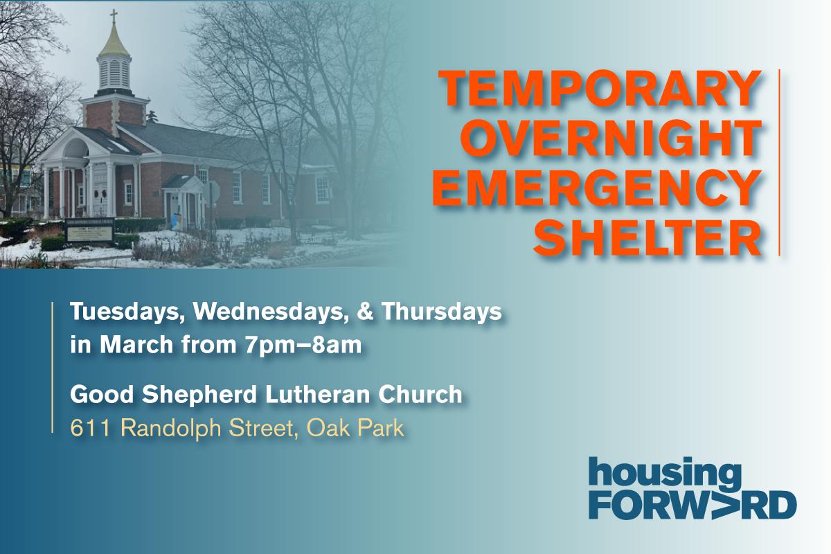 Overnight shelter graphic