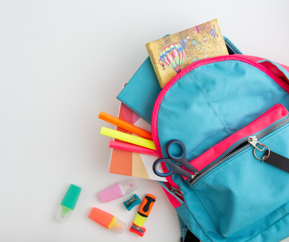 Backpack with Supplies