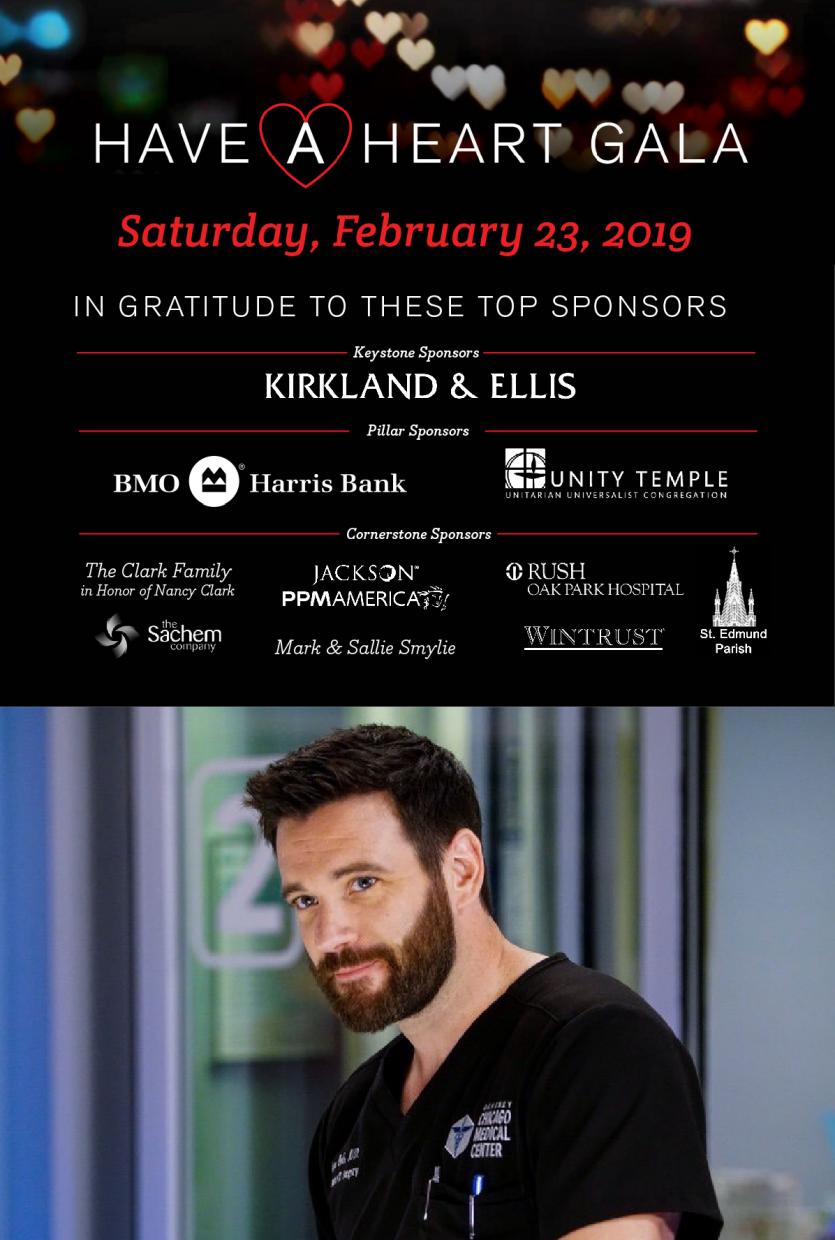 In gratitude to our 2019 Have-a-Heart Gala sponsors and event host.