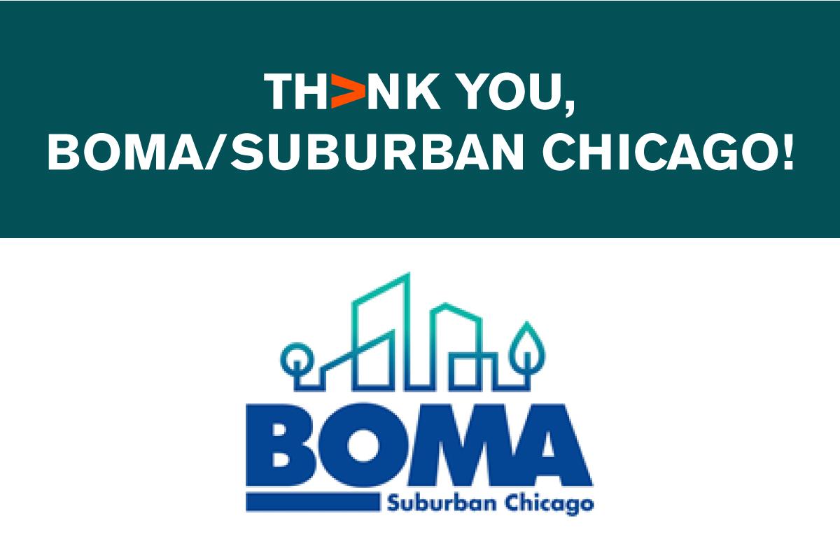 Thank you, BOMA/Suburban Chicago!