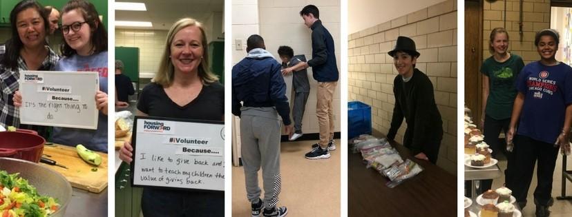 Housing Forward volunteers 2018