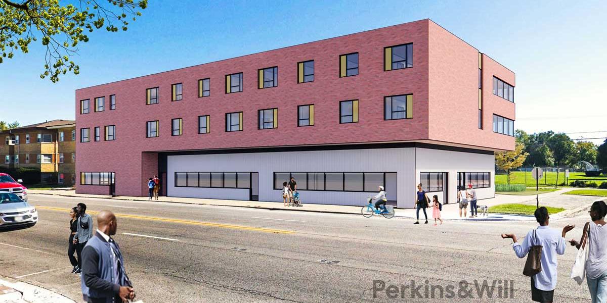 Housing Forward's Broadview Permanent Supportive Housing Project  Image: Perkins&Will