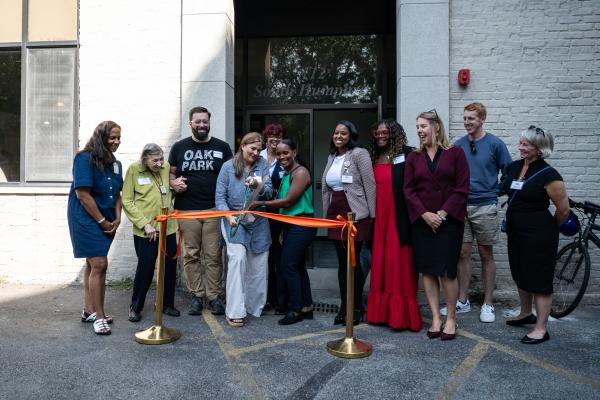 Ribbon Cutting at Anderson Emergency Shelter 