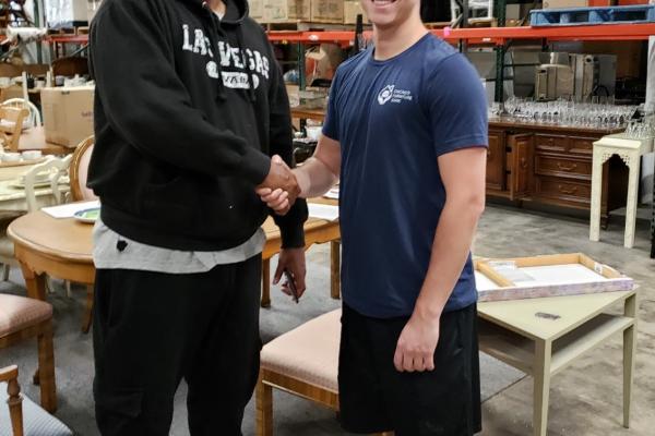 Making a Withdrawal at the Chicago Furniture Bank