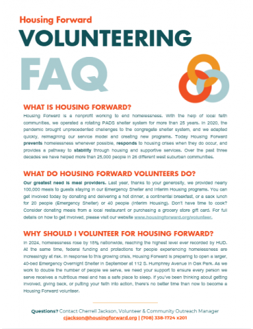 volunteering with hf