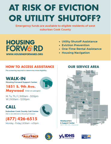 at risk of eviction or utility shutoff?
