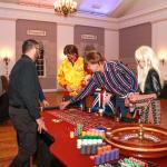 Guests play a game