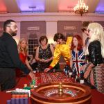 Guests play a game