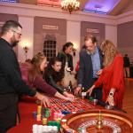 Guests play a game
